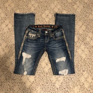 Distressed Rock Revival Bootcut